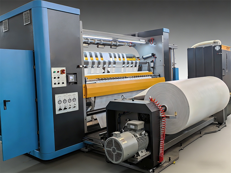 Slitting Machine With 6-Inch Slip Differential Winding Shaft